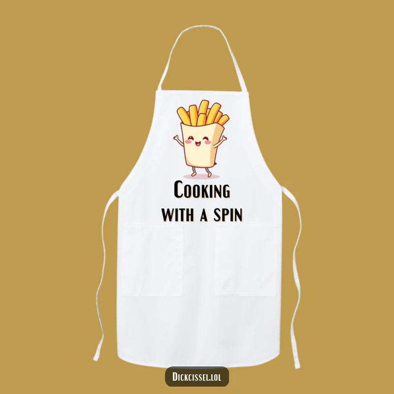 Funny French Fry Twirl Apron: Cook with Playful Flair, The Ultimate Funny Gift