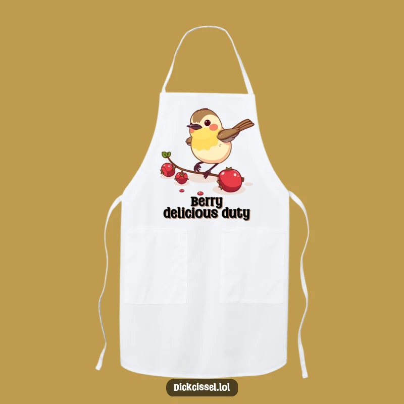Energetic Dickcissel Bird Apron: Cook with Zest in This Funny Design