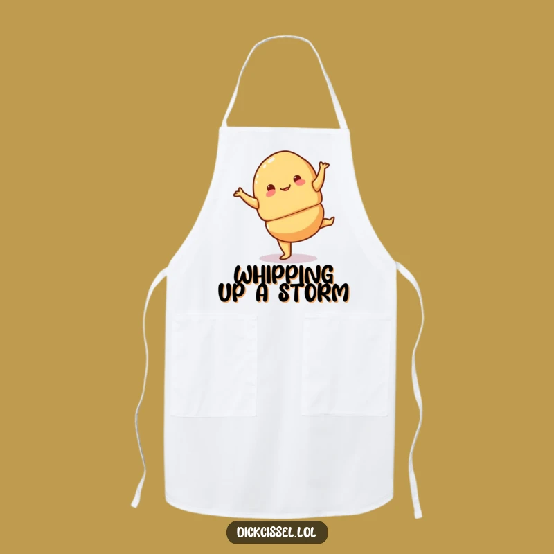 Funny Croissant Pirouette Apron - Kitchen Flair, Perfect Humorous Cooking Gift