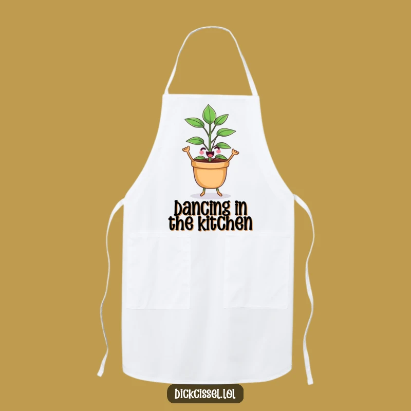 Funny Dancing Plant Apron - Chef's Kitchen Dancewear Gift