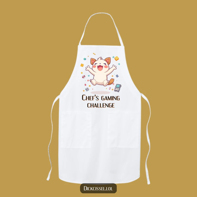 Funny Gamer Creature Apron: Victory Chef, Gaming Kitchen Gift