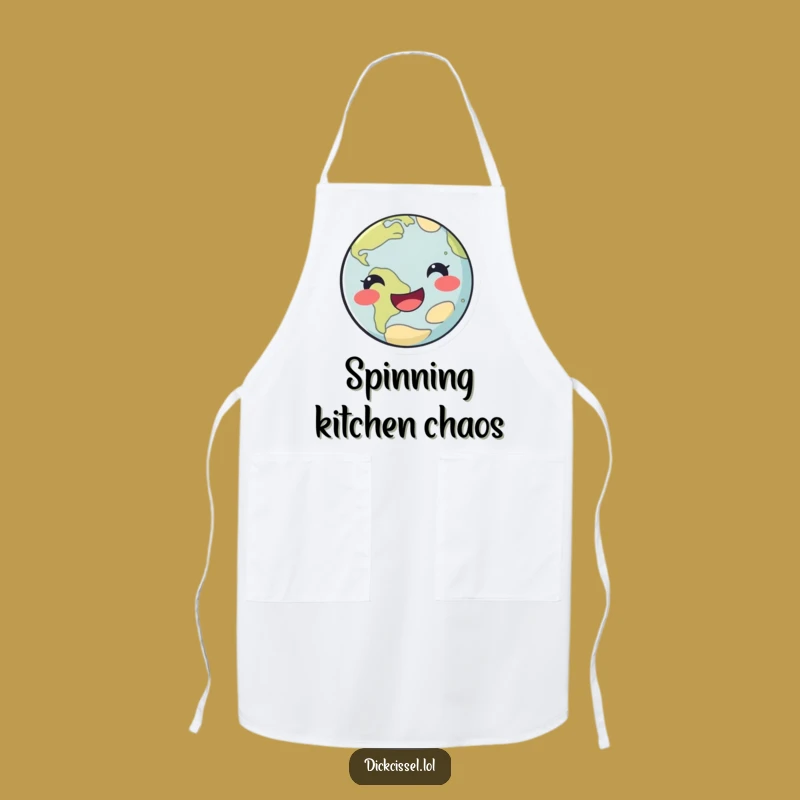 Funny Happy Planet Apron: Cook with Cosmic Cheer and Galactic Smiles