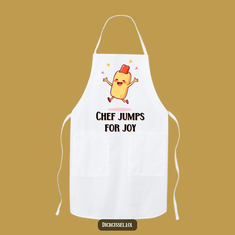 Funny Hot Dog Jump Apron: Cook with Celebratory Flair, The Ultimate Funny Gift