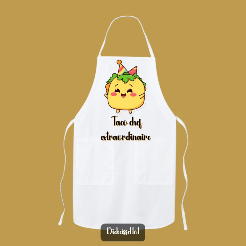 Funny Taco Party Apron: Joyful Fiesta Chef - Hilarious Funny Gift