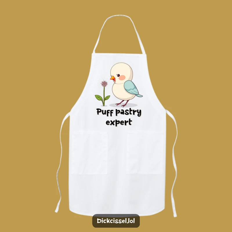 Funny Dandelion Bird Apron: Cook with Chirpy Humor, Perfect Gift
