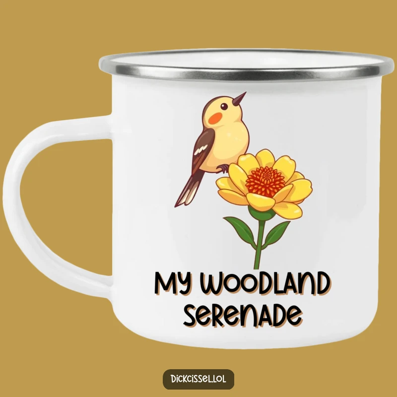 Adventure-Ready Dickcissel Bird Camping Mug: Your Funny Companion for the Outdoors