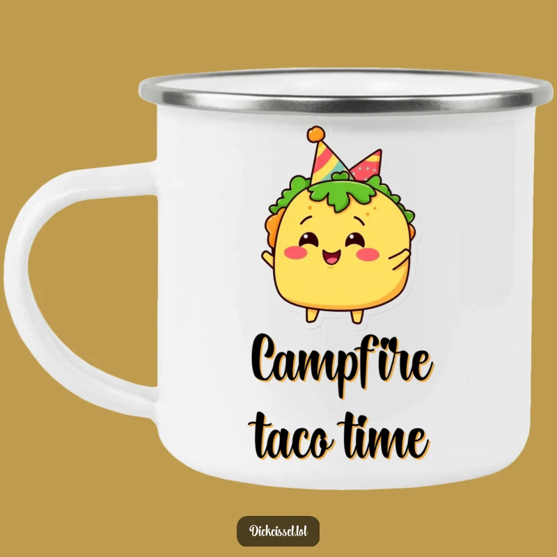 Funny Taco Party Camping Mug: Joyful Fiesta Sipper - Durable Funny Gift