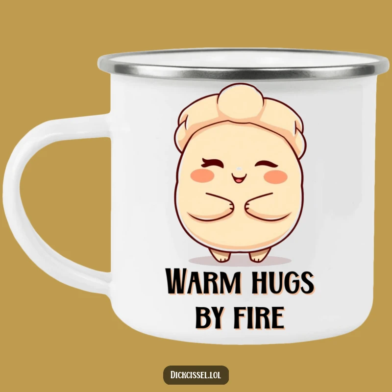 Funny Dumpling Hug Camping Mug: Durable Cozy Comfort, Ideal Funny Gift