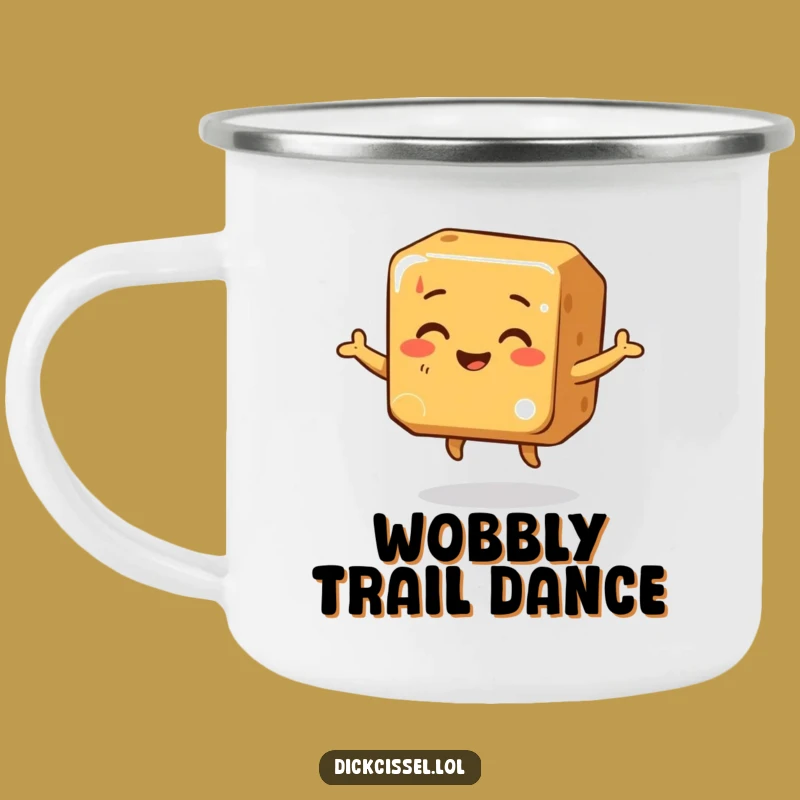 Funny Caramel Dance Camping Mug: Sip and Groove Outdoors, Unique Funny Gift