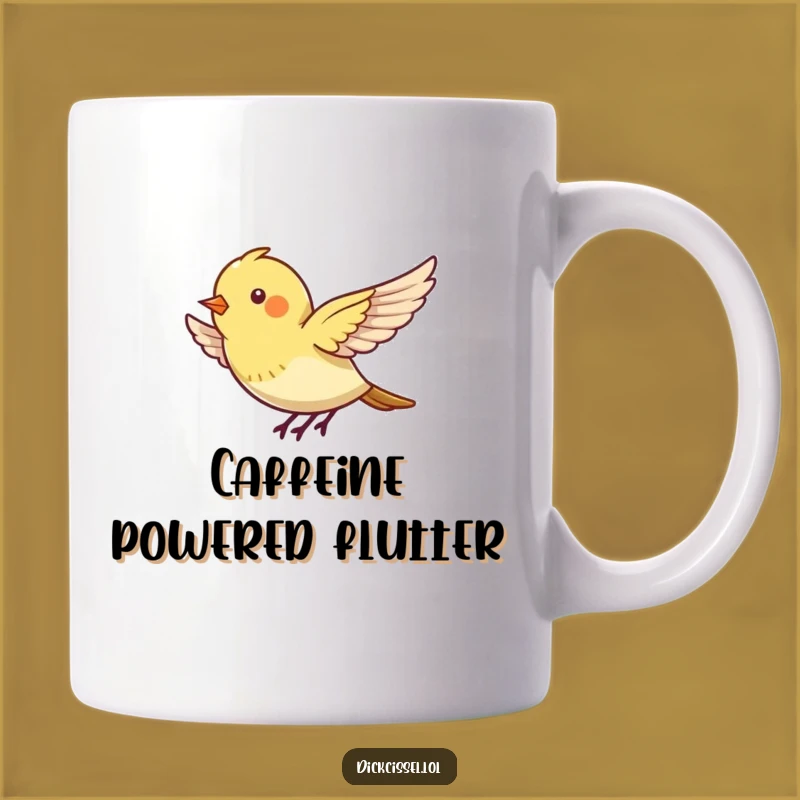 Funny Hovering Bird Mug: Energetic Flap, Perfect Gift for Busy Bees