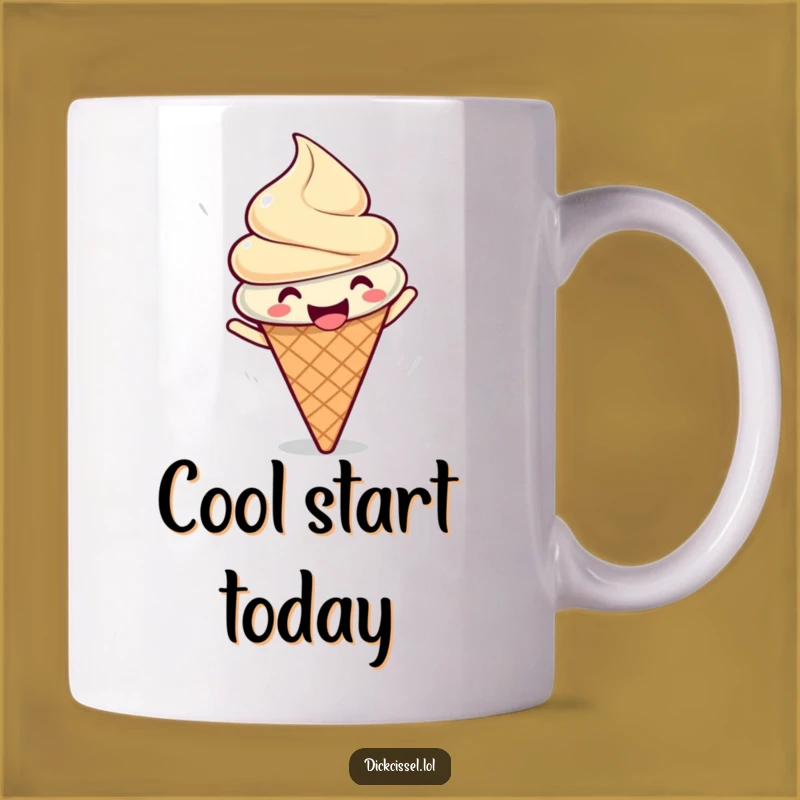 Funny Ice Cream Spin Mug: A Sweet and Joyful Treat for Your Morning