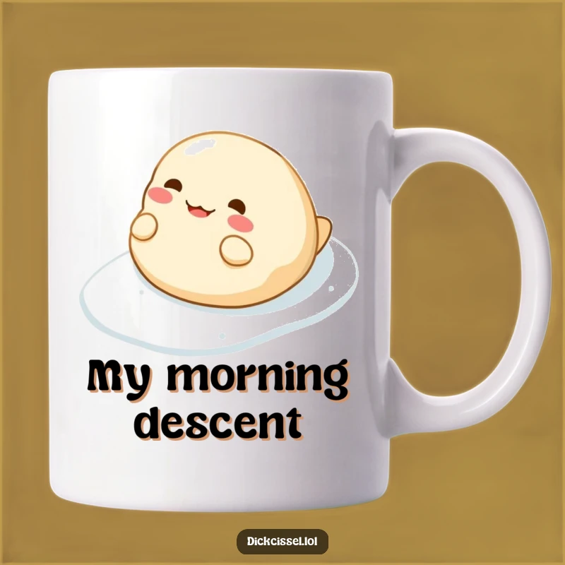 Funny Dumpling Slide Mug: A Cheerful Character Gift for Foodies