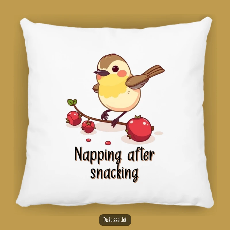 Cozy Dickcissel Bird Pillow: Snuggle Up with Energetic Fun