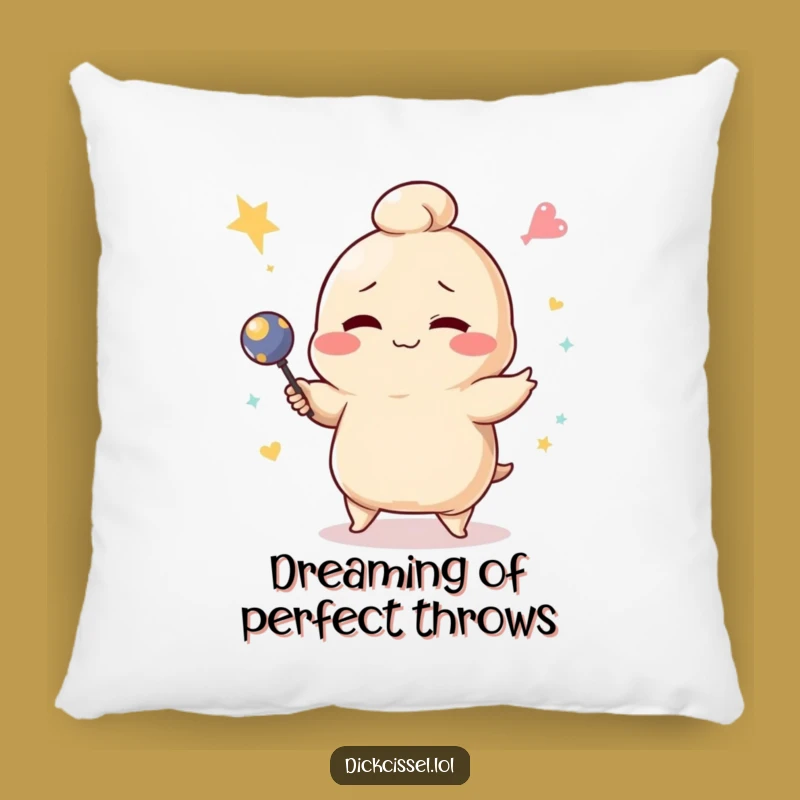 Funny Dumpling Juggling Pillow: Cozy & Hilarious Cartoon Accent for Relaxation