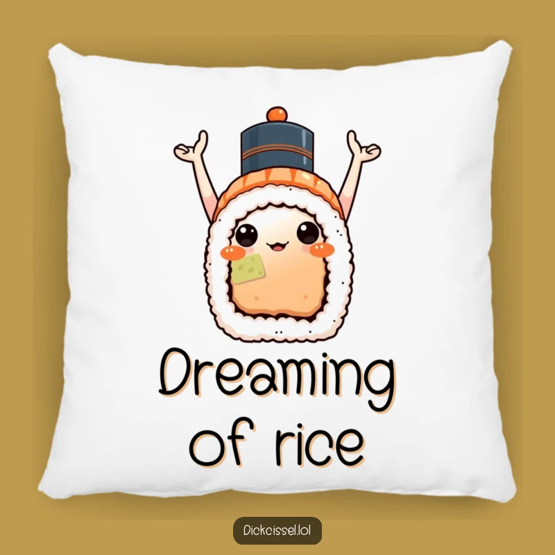 Soft Funny Sushi Celebration Pillow - Comfy Cushion, Adorable Funny Gift