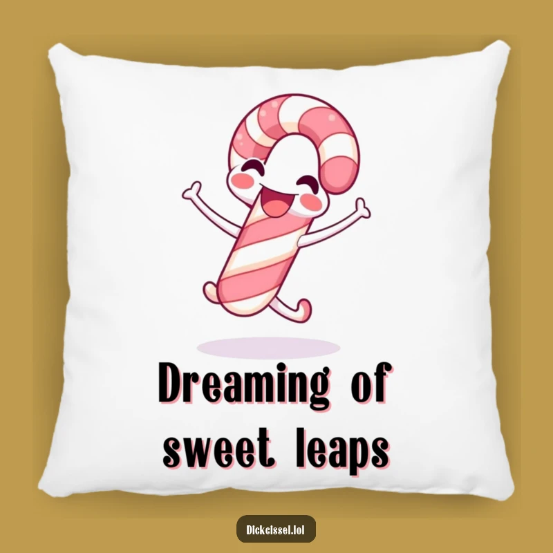 Funny Candy Cane Pillow: Add a Touch of Festive Fun to Your Cozy Space
