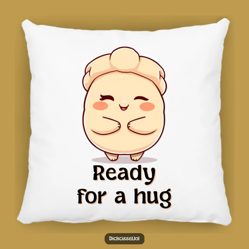 Funny Dumpling Hug Pillow: Cozy Comfort Cushion, Perfect Funny Gift
