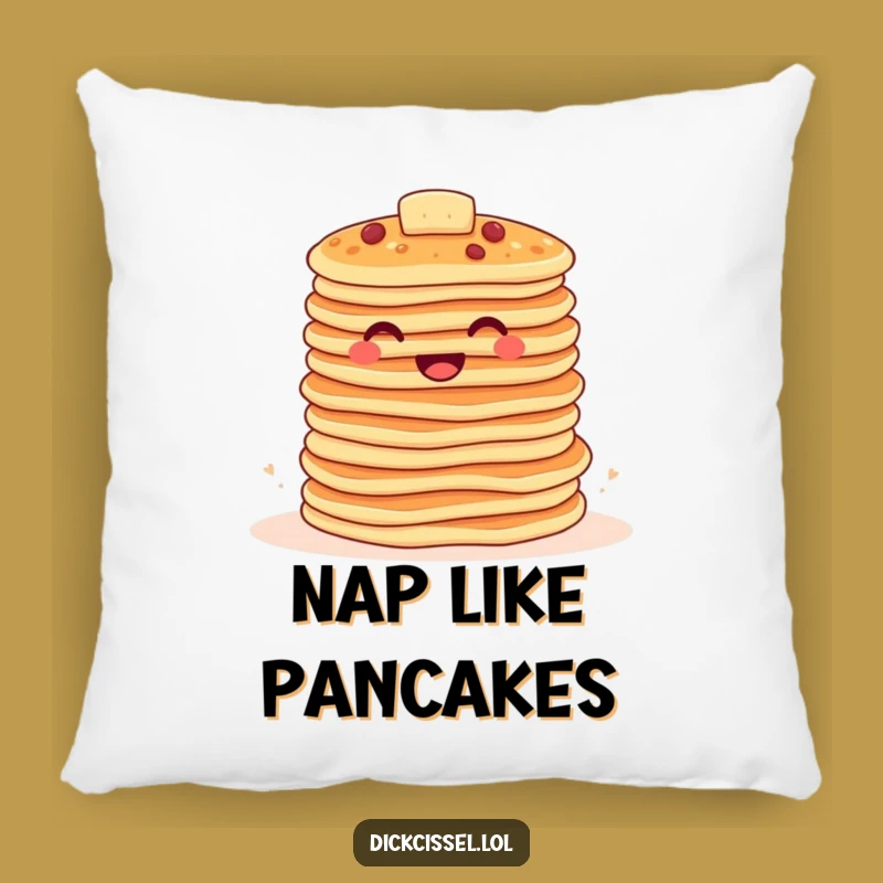 Funny Pancake Stack Pillow: Cozy Comfort and Breakfast Fun