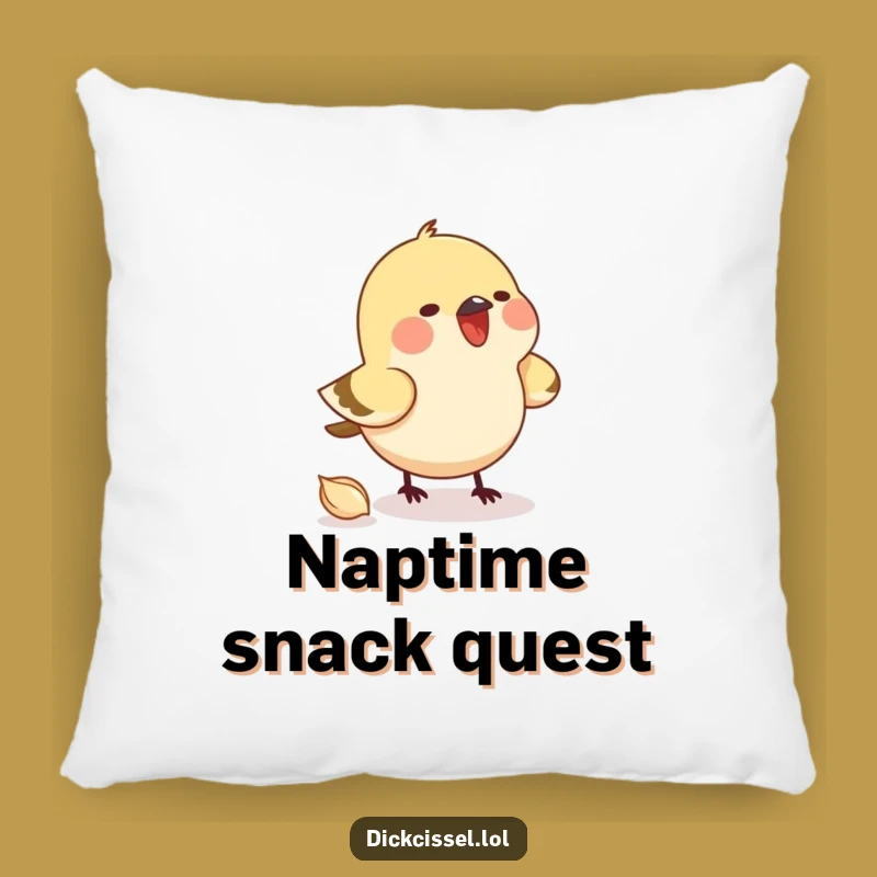 Funny Pecking Bird Pillow - Soft Comfort & Hilarious Gift