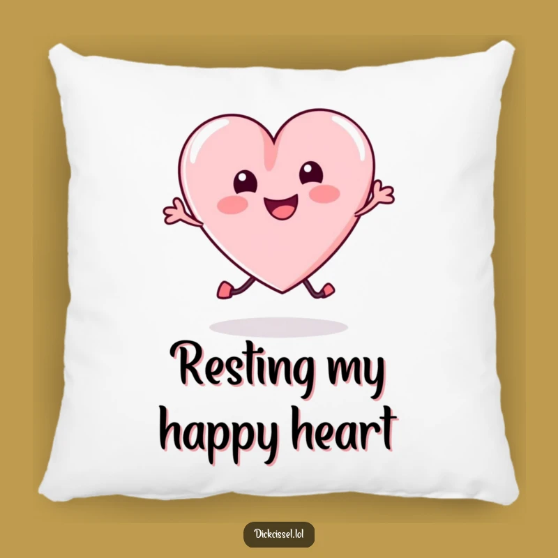 Cozy Funny Candy Heart Bounce Pillow: Cuddle Up with Sweetness, Adorable Funny Gift