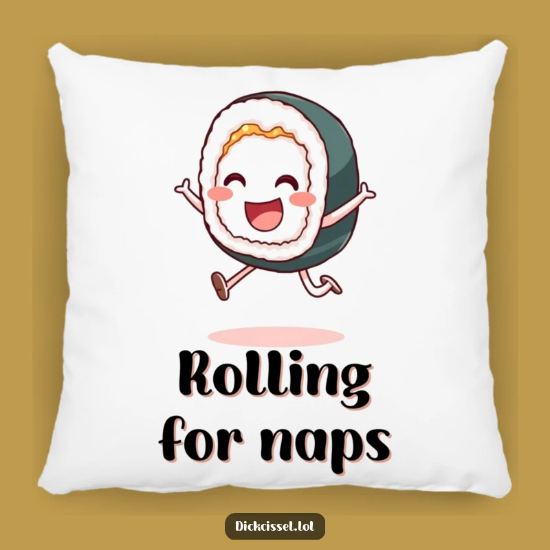 Funny Sushi Leap Pillow: Add Playful Comfort and Humor to Your Space