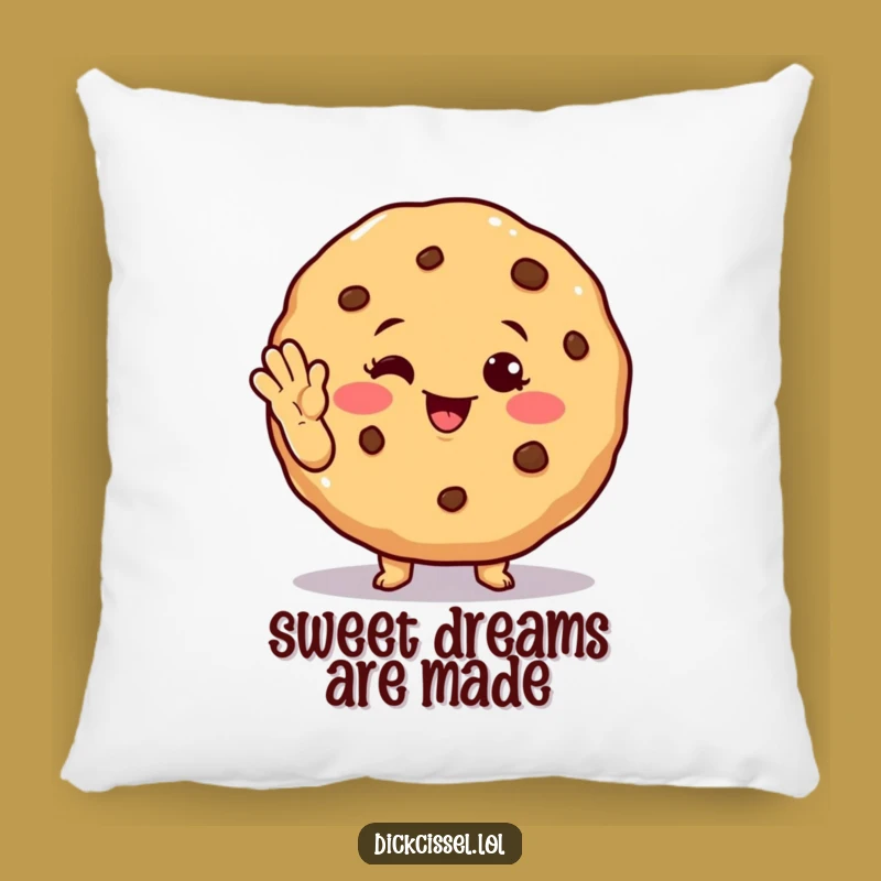 Soft Funny Winking Cookie Pillow - Comfy Friend, Adorable Funny Gift