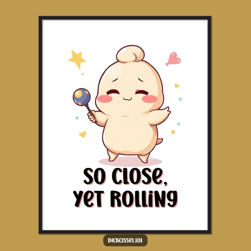 Funny Dumpling Juggling Digital Art Print: High-Res Humorous Wall Decor