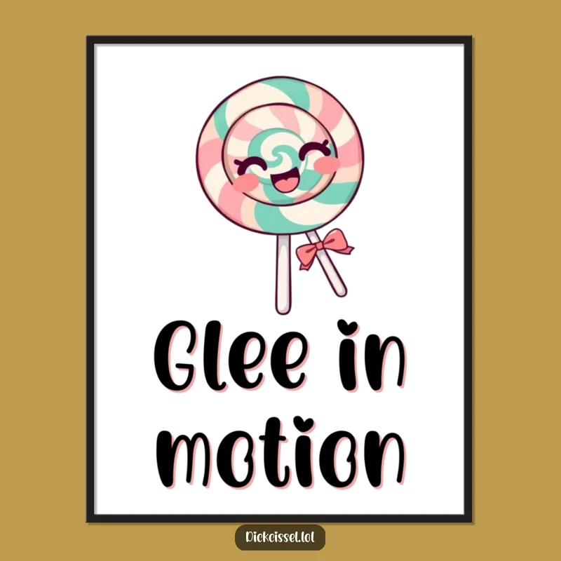 Funny Lollipop Spin Digital Art: Instantly Download Joyful Whirling Decor