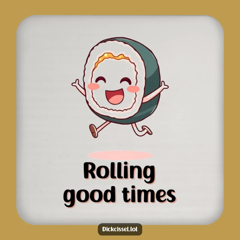 Funny Sushi Leap Coasters: Protect Surfaces with Playful Foodie Charm