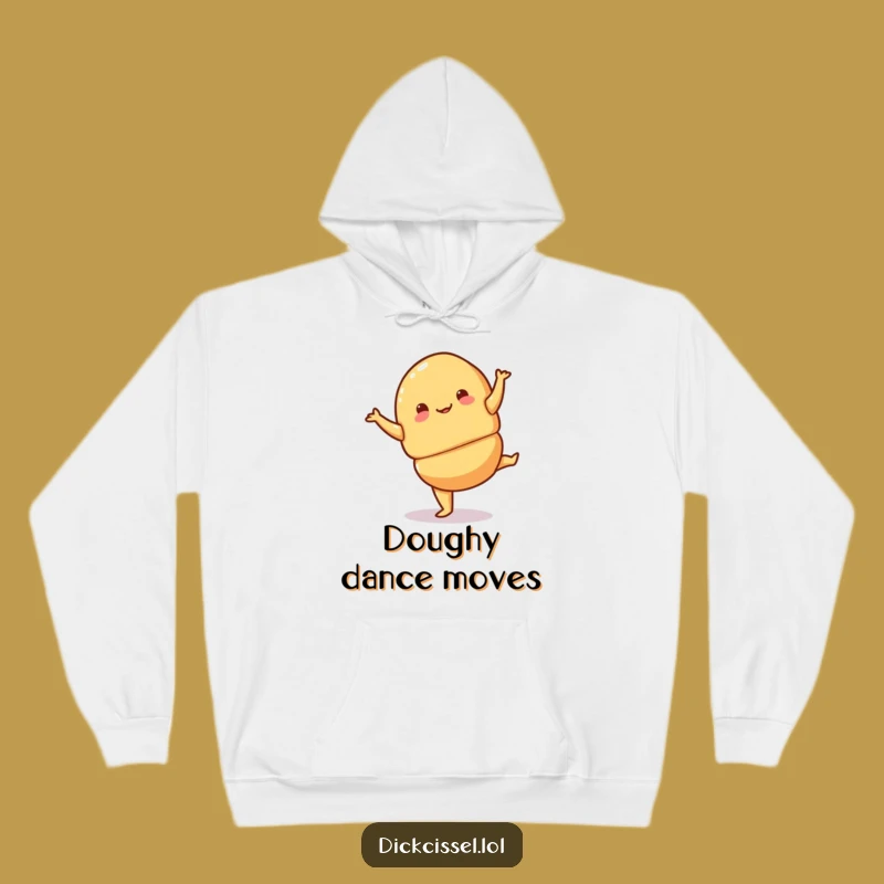 Cozy Funny Croissant Pirouette Hoodie - Warm Apparel, Ideal Funny Gift