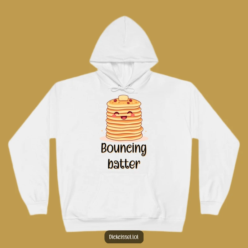 Cozy Funny Pancake Hoodie: Breakfast warmth and Bounce