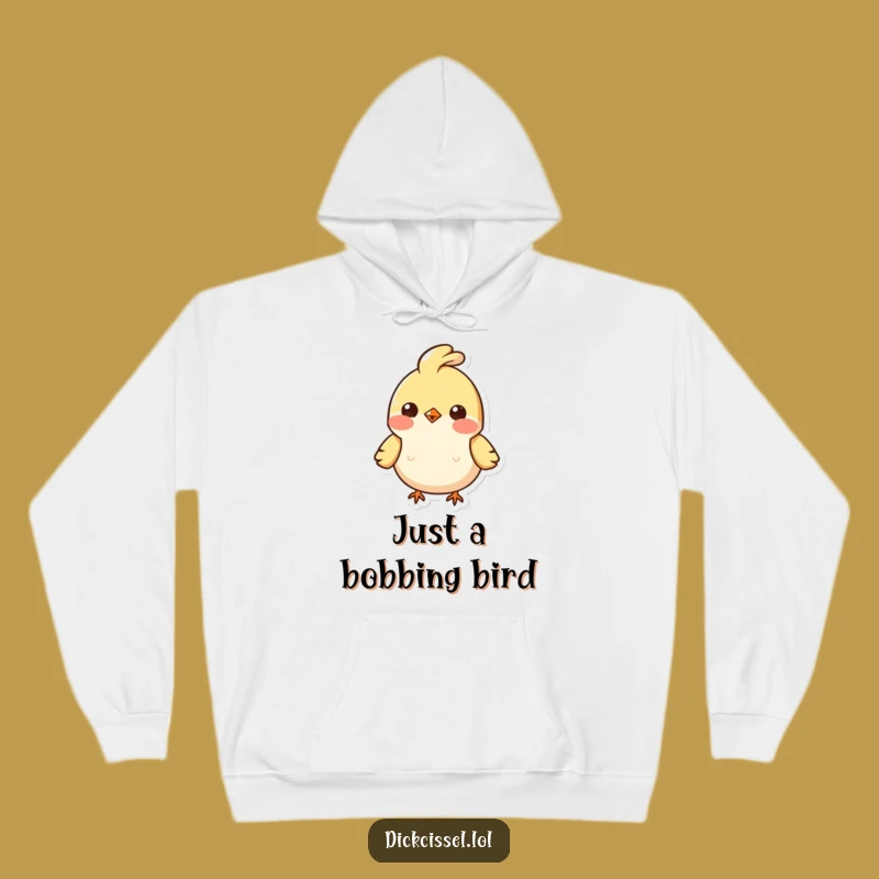 Funny Bobbing Bird Hoodie: Cozy Feather Tuft Character, The Ultimate Funny Gift for Bird Aficionados