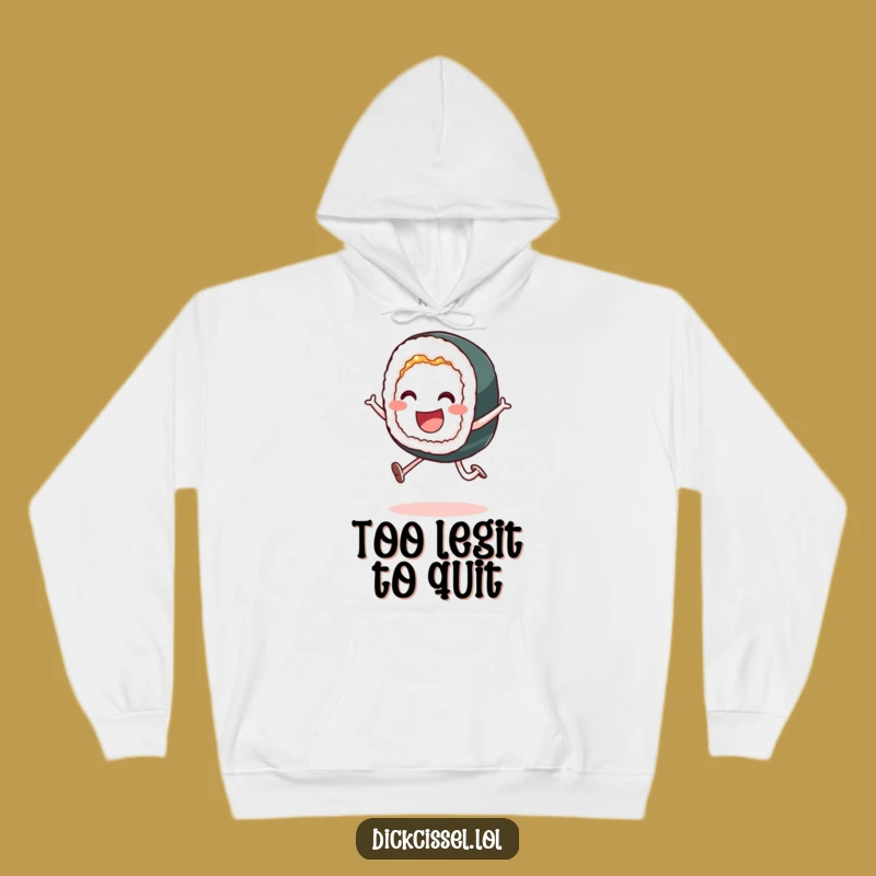 Funny Sushi Leap Hoodie: Cozy Up with this Playful and Humorous Apparel