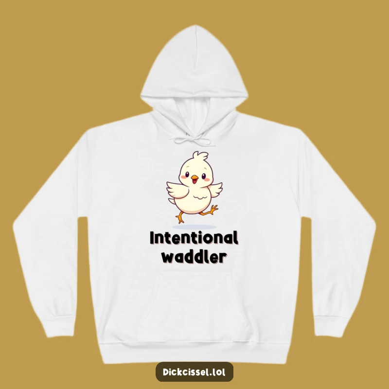 Funny Determined Bird Hoodie: Cozy Warmth for Your Inner Waddler
