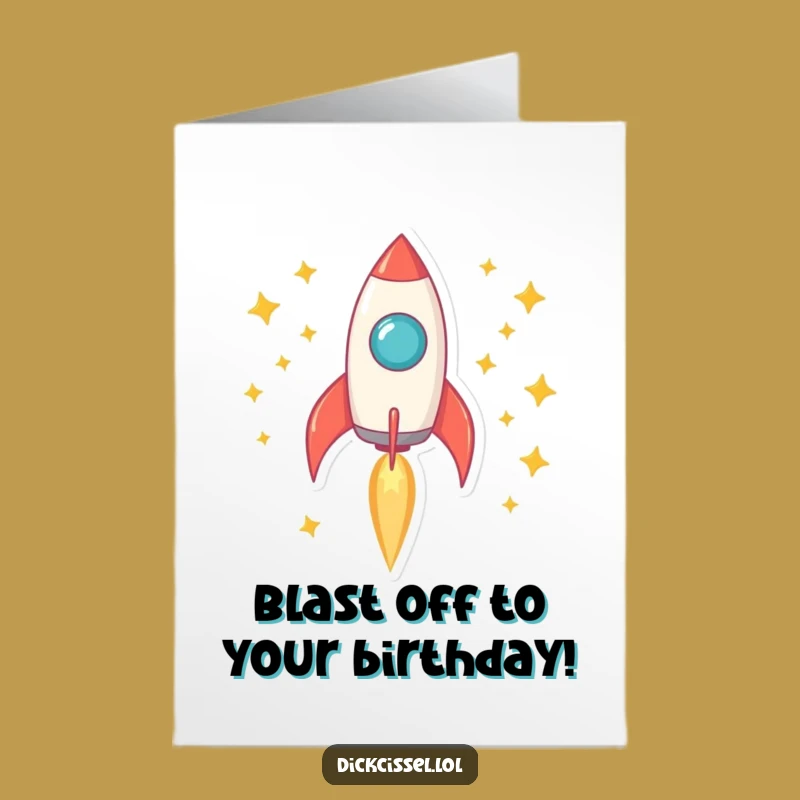 Free Printable Rocket Birthday Card: Blast Off Fun, Downloadable DIY Gift!