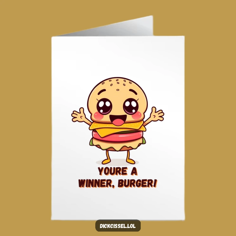 Free Printable Congrats Card: Burger's Wild Arms Celebrate Your Win!