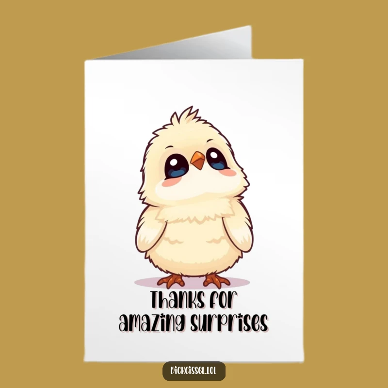 Free Printable Thank You Card: Wonder Bird for a Funny, Grateful Downloadable Gift