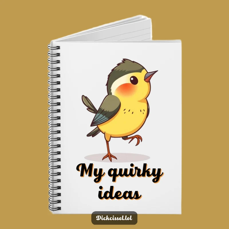Curious Dickcissel Bird Notebook: Jot Down Ideas with Playful Flair