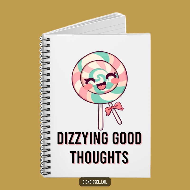 Funny Lollipop Spin Notebook: Jot Down Ideas with Joyful Whirling Energy