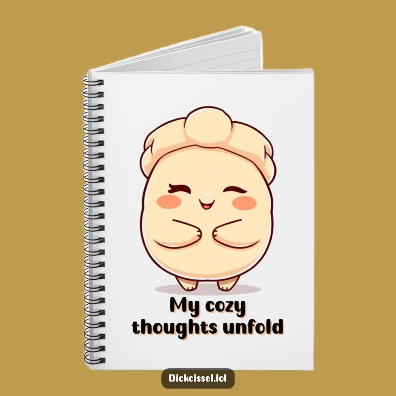 Funny Dumpling Hug Notebook: Winking Comfort Journal, Perfect Funny Gift