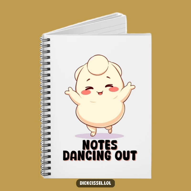 Funny Dumpling Jig Notebook: Jot Down Your Happy Moves, Great Funny Gift