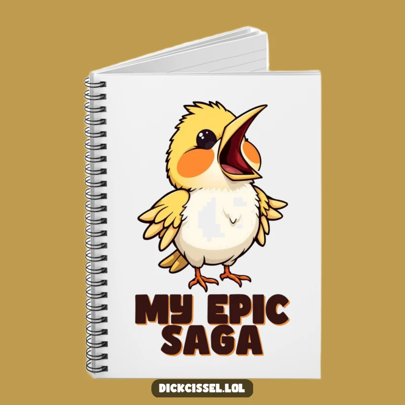 Funny Opera Bird Notebook - Compose Your Thoughts with Humor Gift