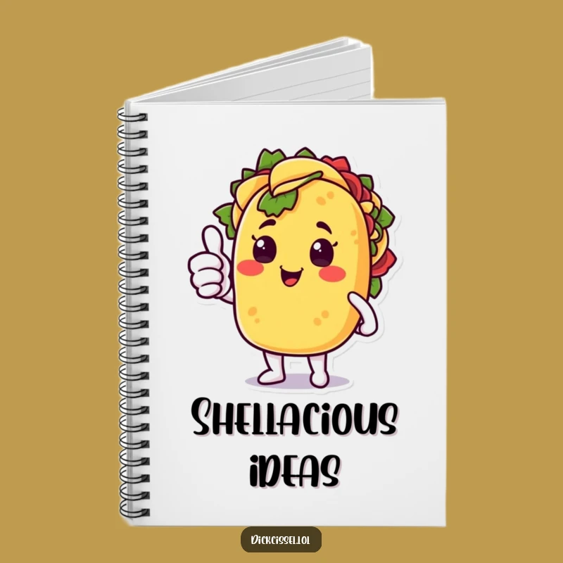Funny Taco Thumbs Up Notebook: Jot Down Ideas with this Hilarious Journal