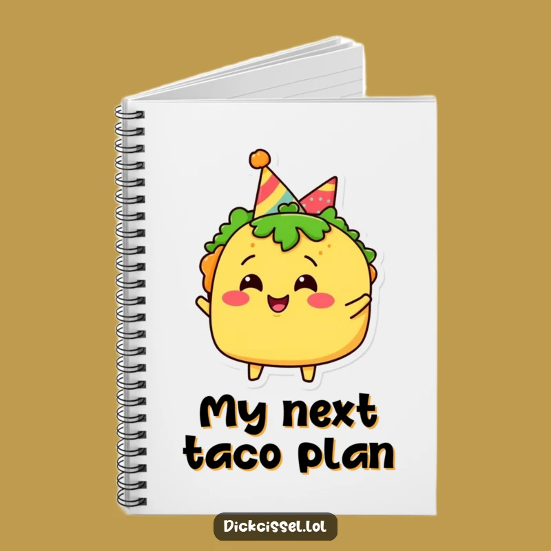 Funny Taco Party Notebook: Joyful Celebration Journal - Fun Funny Gift