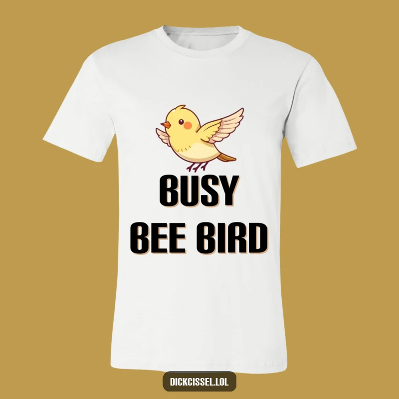 Funny Hovering Bird T-Shirt: Energetic Flaps, Hilarious Gift Idea