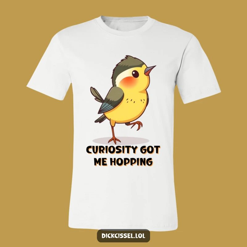 Playfully Curious Dickcissel Bird T-Shirt: Show Off Your Fun Side