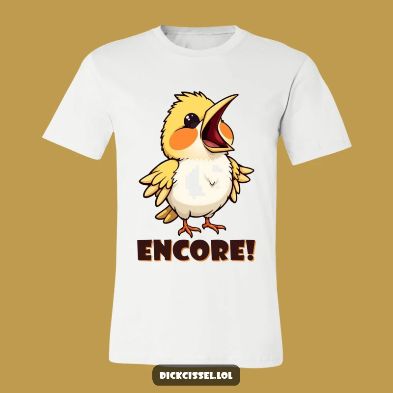 Funny Opera Bird T-Shirt - Comedic Performance Gift for Singers