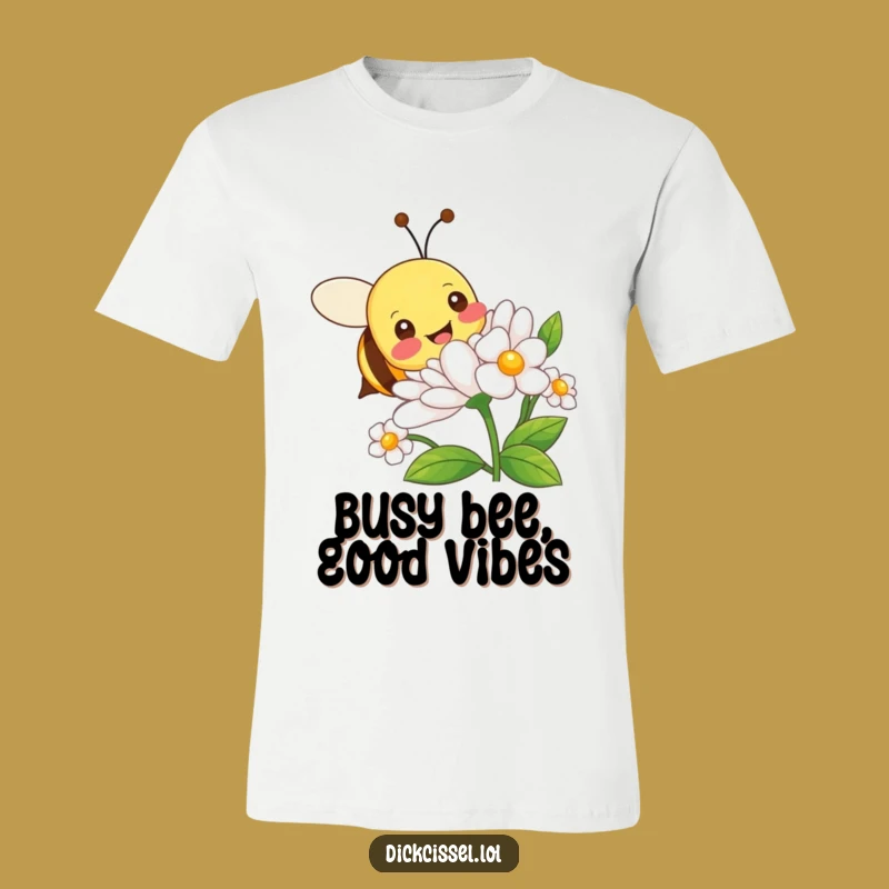 Funny Bee Flower Buzz T-Shirt - Wear Your Joy with This Hilarious Tee