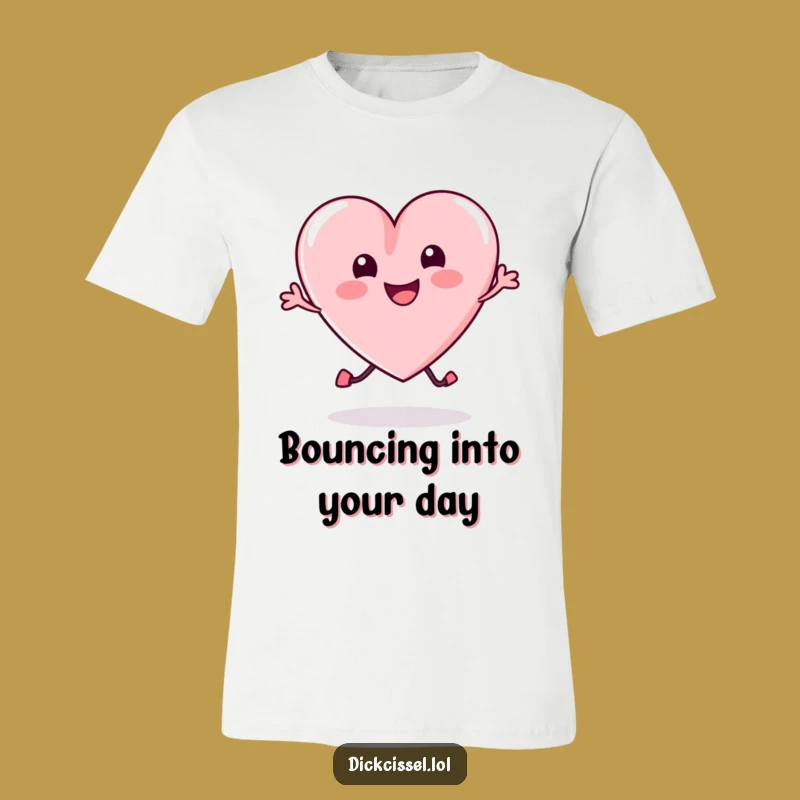 Funny Candy Heart Bounce T-Shirt: Wear Your Joyful Spirit, The Ultimate Funny Gift Tee