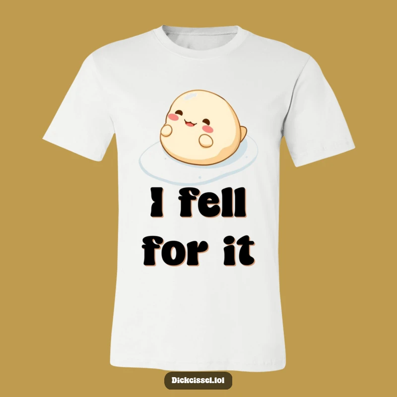 Funny Dumpling Slide T-Shirt: A Cheerful Character Tee for Laughter